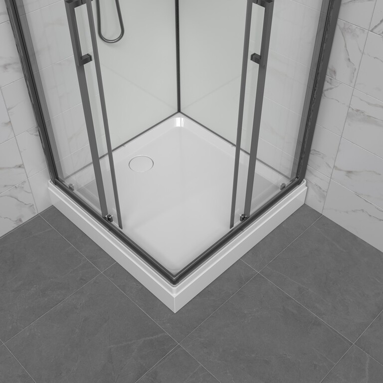 Душевая кабина Triton Рич-Графит А 90x90