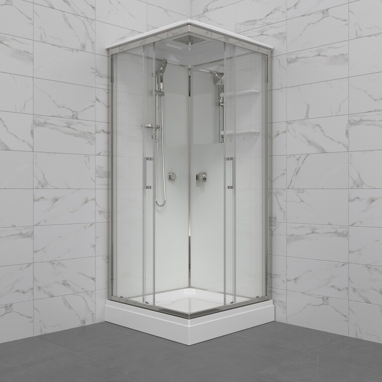 Душевая кабина Triton Рич-Хром А 90x90
