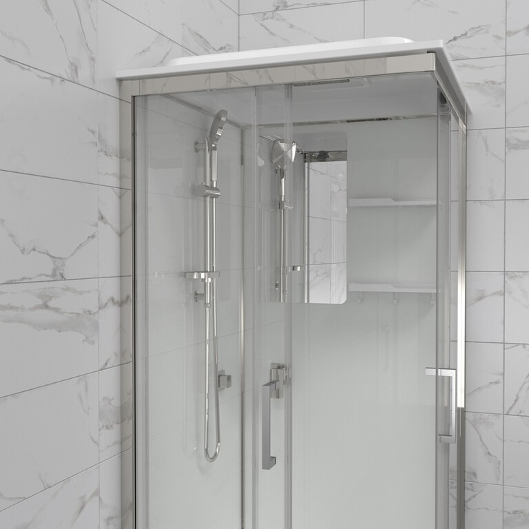 Душевая кабина Triton Рич-Хром А 90x90