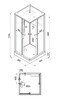 Душевая кабина Triton Рич-Блэк А 90x90