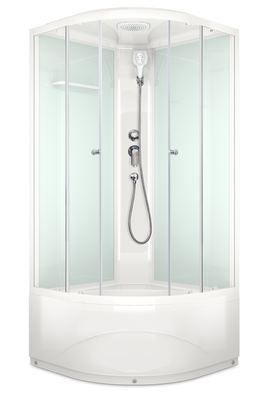 Душевая кабина Melodia Classica MB01010 90x90 DS01DS99HWCl00