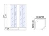 Душевое ограждение River Don 80/24 МТ 80x80