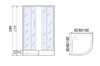 Душевое ограждение River Don Light 90/15 МТ 90x90