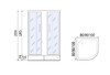 Душевое ограждение River Don XL 90/24 МТ 90x90