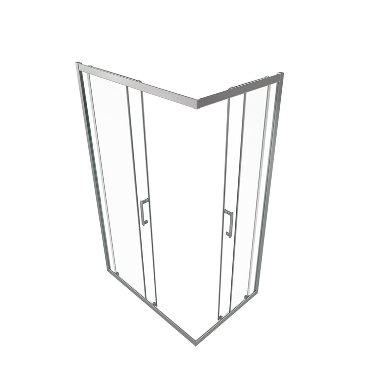 Душевое ограждение Triton Фикс хром 120x80