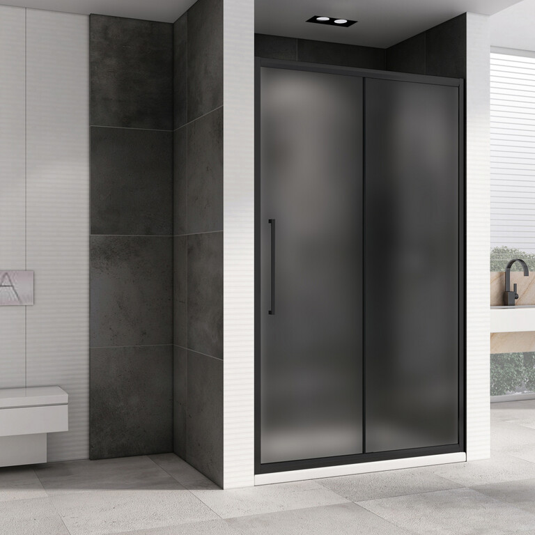 Душевая дверь Abber Schwarzer Diamant AG30110BMH 110x195