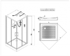Душевая кабина Esbano ES-L100CKR 100x100