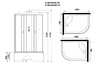 Душевая кабина Niagara Eco E100/70/40L/TN 100x70