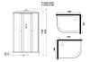 Душевая кабина Niagara Eco E120/80/13L/TN 120x80