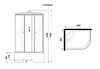Душевая кабина Niagara Eco E120/80/40L/MT 120x80