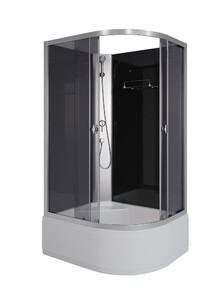 Душевая кабина Niagara Eco E110/80/40L/TN/BK 110x80