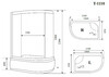 Душевая кабина Timo T-1110P R 110x85