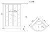 Душевая кабина Timo T-1190P 90x90