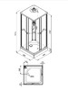 Душевая кабина Triton Вельвет-К 80x80