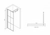 Душевая перегородка Abber Immer Offen AG62120B8 120x200