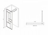 Душевая перегородка Abber Immer Offen AG63120B 120x200