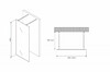 Душевая перегородка Abber Immer Offen AG68120B8 120x200