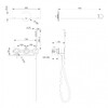 Душевая система Abber Perfekte 316 AF8A18BG
