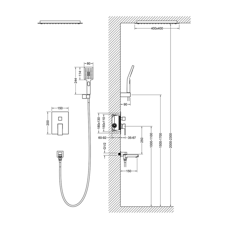 Душевая система Timo Selene SX-2039/00SM