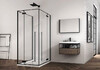 Душевое ограждение Abber Eins AG06099B 90x90
