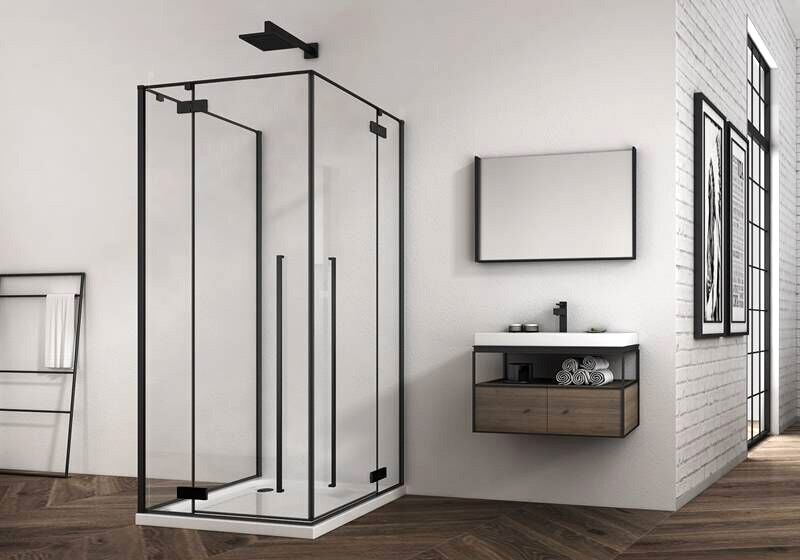Душевое ограждение Abber Eins AG06099B 90x90