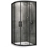 Душевое ограждение Abber Schwarzer Diamant AG01090B 90x90