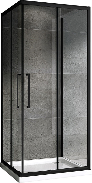 Душевое ограждение Abber Schwarzer Diamant AG02090BH-S90B 90x90