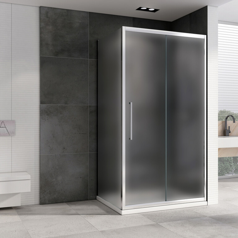 Душевое ограждение Abber Schwarzer Diamant AG30120MH-S80M 120x80