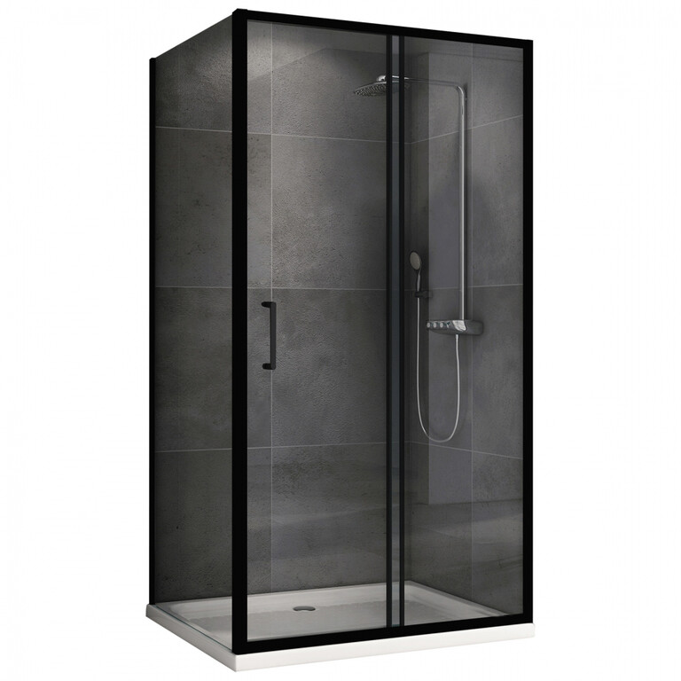 Душевое ограждение Abber Schwarzer Diamant AG30130B5-S70B5 130x70