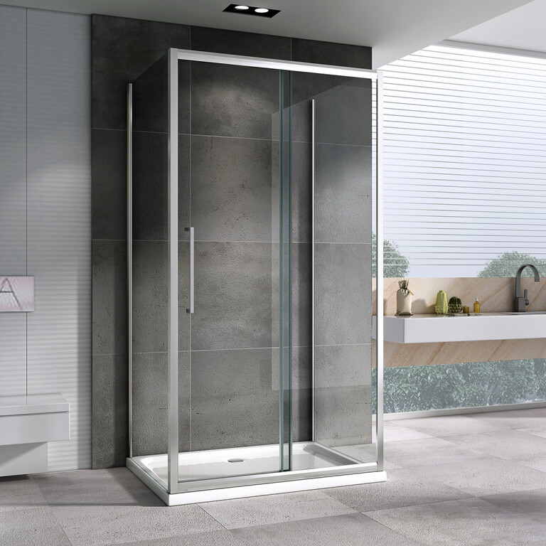 Душевое ограждение Abber Schwarzer Diamant AG30160H-S75-S75 160x75