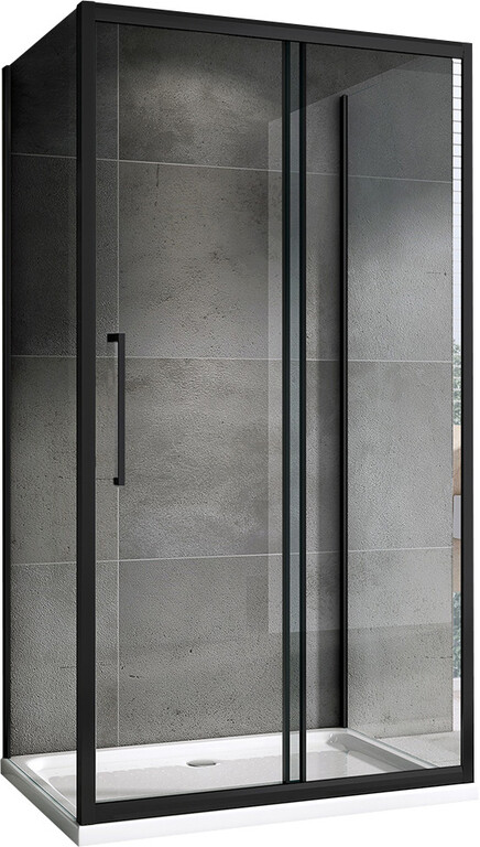 Душевое ограждение Abber Schwarzer Diamant AG30170BH-S85B-S85B 170x85