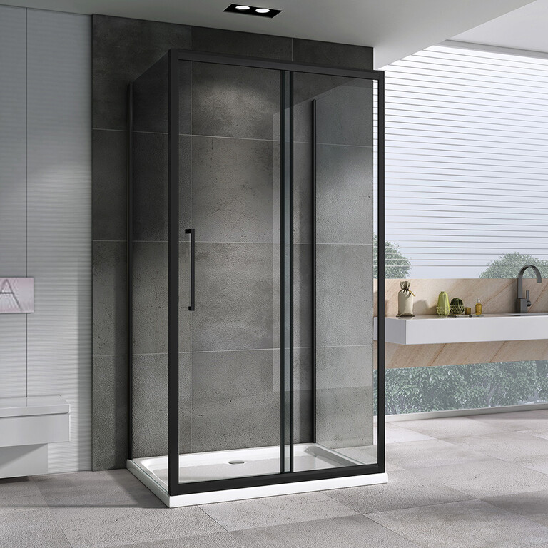 Душевое ограждение Abber Schwarzer Diamant AG30170BH-S85B-S85B 170x85