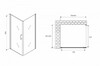 Душевое ограждение Abber Sonnenstrand AG04080-S90 80x90