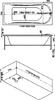 Акриловая ванна Bas Верона 150x70