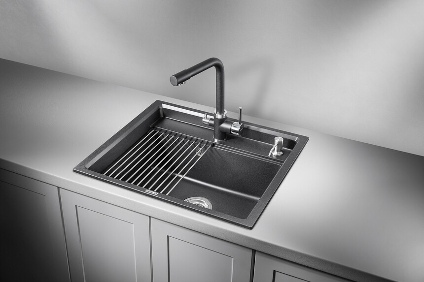 Мойка для кухни Granula Kitchen Space 6003 ЧЕРНЫЙ