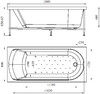 Акриловая ванна Radomir Николь 180x80