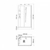 Душевая кабина BandHours Sphera R 100x70