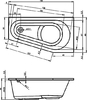 Акриловая ванна Riho Delta 150x80 L