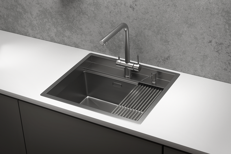 Мойка для кухни Granula Kitchen Space 6051 СТАЛЬ САТИН