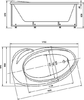 Акриловая ванна Акватек Бетта 170x97 L