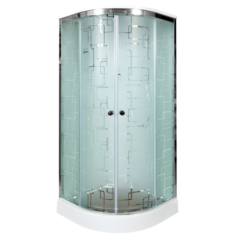 Душевая кабина AvaCan EM1590 GM+EL 90x90