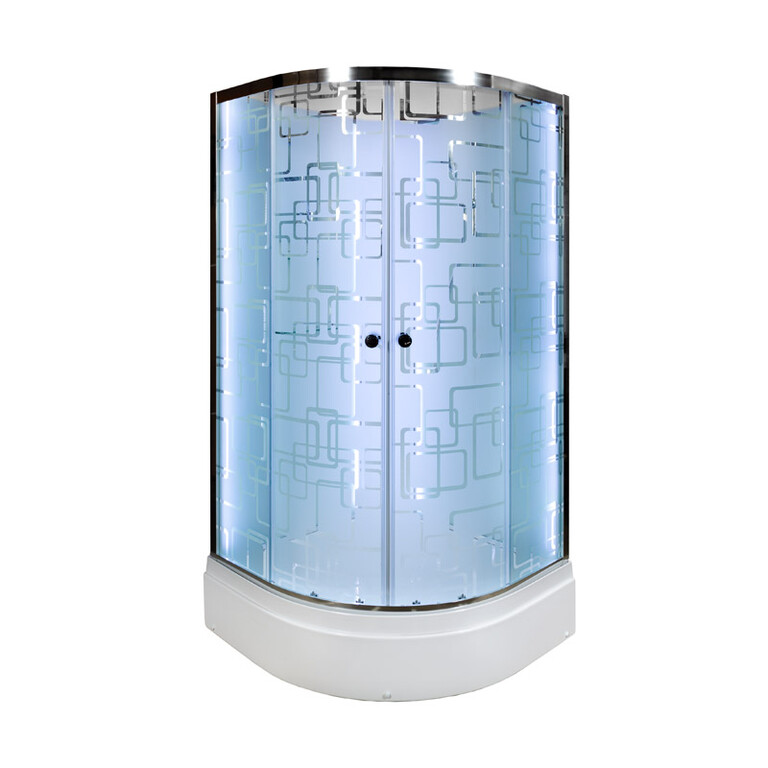 Душевая кабина AvaCan EM2780 N LED 80x80