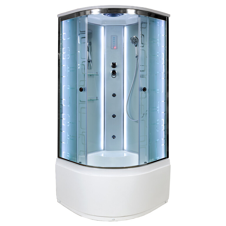 Душевая кабина AvaCan EM4510 LED+GM 100x100