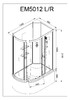 Душевая кабина AvaCan EM5012R N 120x90