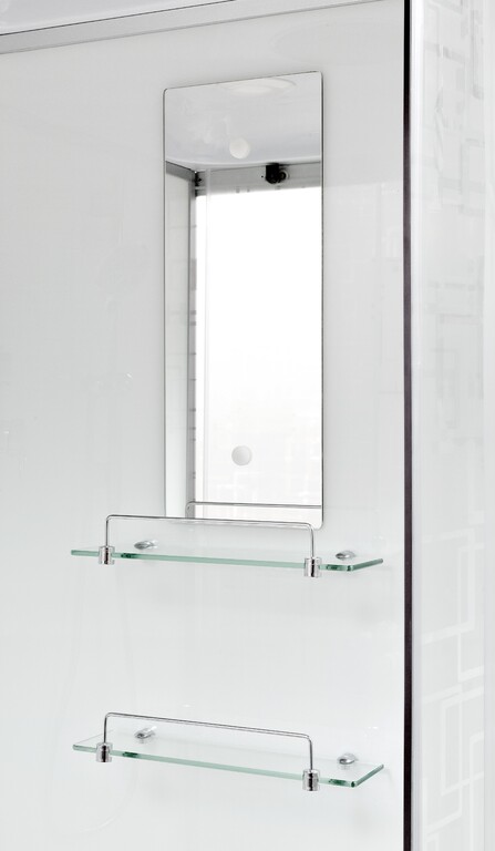 Душевая кабина Deto EM4590 N LED+GM 90x90