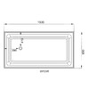 Душевая кабина AvaCan V150 150x85