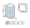 Душевая кабина WeltWasser Emmer 11015-2 110x110