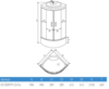 Душевая кабина Erlit ER3509TP-C4-RUS 90x90