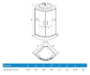 Душевая кабина Erlit ER3510P-C4-RUS 100x100