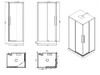 Душевая кабина Esbano ESM-129CKR R 120x90